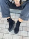 Замшеві чорні черевики на середню/широку ногу | 6616790 | фото 2