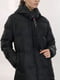 Пальто черное зимнее с капюшоном | 6616581 | фото 3