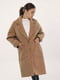 Пальто з великими кишенями карамельного кольору | 6616583 | фото 2