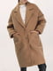 Пальто з великими кишенями карамельного кольору | 6616583 | фото 3