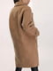 Пальто з великими кишенями карамельного кольору | 6616583 | фото 4