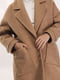 Пальто з великими кишенями карамельного кольору | 6616583 | фото 7