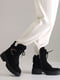 Зимові чорні шкіряні черевики | 6616592 | фото 2