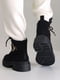 Зимние кожаные черные ботинки | 6616592 | фото 5