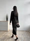 Платье-футляр с длинным рукавом черное | 6617482 | фото 4