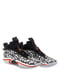 Кросівки біло-чорні з принтом Air Jordan Xxxvi FS | 6053491 | фото 5
