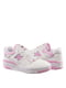 Кроссовки New Balance 550 бело-розовые | 6616881