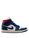 Кроссовки Jordan 1 Mid синие | 6616883 | фото 3