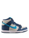 Кросівки Nike Dunk High Gs Grey Blue | 6616898 | фото 3