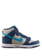 Кроссовки Nike Dunk High Gs Grey Blue | 6616898 | фото 4