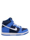 Кросівки Nike Dunk High Gs синьо-чорні | 6616900 | фото 3