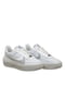 Кросівки білі зі сріблястим логотипом Air Force 1 Plt.Af.Orm  | 6616931 | фото 2