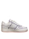 Кросівки білі з фіолетовим оздобленням Air Force 1 Low  | 6616978 | фото 3