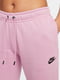 Брюки Nike Sportswear Essential Fleece розовые | 6617020