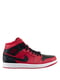 Кроссовки Jordan 1 Mid черно-красные | 6617079 | фото 2