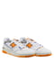 Кросівки New Balance 550 біло-жовтогарячі | 6617089 | фото 5