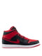 Кросівки чорно-червоні Air 1 Mid | 6617165 | фото 3