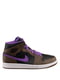 Кросівки коричнево-чорні з фіолетовим оздобленням 1 Mid | 6617166 | фото 2