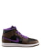 Кросівки коричнево-чорні з фіолетовим оздобленням 1 Mid | 6617166 | фото 3