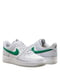 Кросівки білі із зеленим логотипом Air Force 1 Low  | 6617210