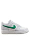 Кросівки білі із зеленим логотипом Air Force 1 Low  | 6617210 | фото 5