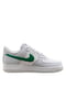 Кросівки білі із зеленим логотипом Air Force 1 Low  | 6617210 | фото 6