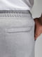 Брюки Jordan Flight Fleece Pants серые с лого | 6617325 | фото 5