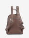 Шкіряний рюкзак коричневого кольору | 6617488 | фото 4