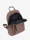 Кожаный рюкзак коричневого цвета | 6617488 | фото 5