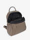 Кожаный рюкзак серо- коричневого цвета | 6617489 | фото 5