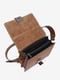 Кожаная сумка кросс-боди коричневого цвета | 6617512 | фото 4