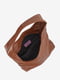 Шкіряна сумка-шопер темно-рудого кольору | 6617533 | фото 4
