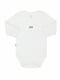 Боді-футболка білого кольору з адгезивною нашивкою | 6618341