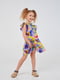 Приголомшлива різнокольорова сукня з ситця в квітковий принт | 6618382 | фото 2