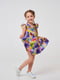Ситцева сукня різнокольорова в квітковий принт | 6618383 | фото 4