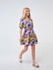 Різнокольорова сукня в квітковий принт | 6618412 | фото 2