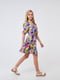 Різнокольорова сукня в квітковий принт | 6618412 | фото 3