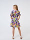 Різнокольорова сукня в квітковий принт | 6618412 | фото 4