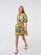 Різнокольорова сукня в квітковий принт | 6618413 | фото 3