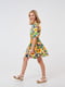 Різнокольорова сукня в квітковий принт | 6618413 | фото 4