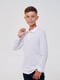 Белая футболка-поло с длинными рукавами | 6618509 | фото 3