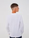 Белая футболка-поло с длинными рукавами | 6618509 | фото 4