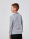 Хлопковый джемпер-поло цвета серый меланж | 6618535 | фото 5