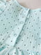 Боді-сукня бірюзового кольору в горошок | 6618649 | фото 3