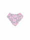 Слинявчик-косинка кольору рожевий персик з малюнком "Котики" | 6618870