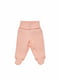 Теплі повзунки-штанці ніжно-рожевого кольору | 6619032