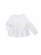Белая блуза с кружевными деталями | 6619129 | фото 3