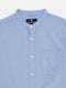 Рубашка голубая с воротником стойка | 6619338 | фото 3