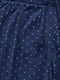 Пижамные брюки синие в горошек | 6619341 | фото 3