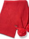 Комплект в'язаний червоний: шапка та шарф | 6619743 | фото 4